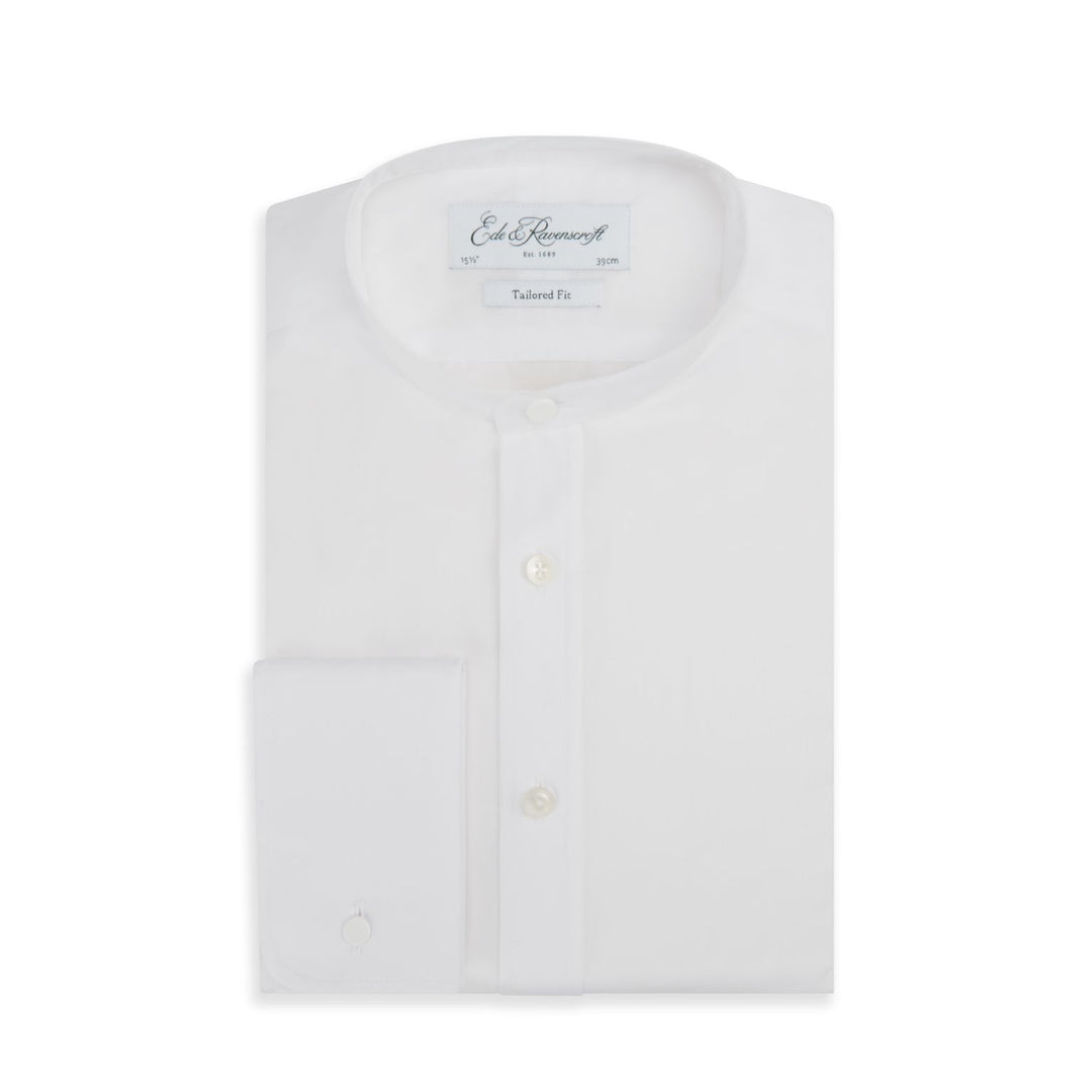 Ellis White Two Fold Cotton Poplin Tunic Shirt