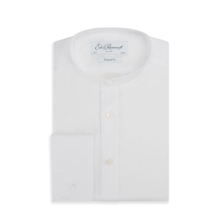 Ellis White Two Fold Cotton Poplin Tunic Shirt