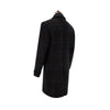 Boswell Charcoal Check Wool Reefer Coat