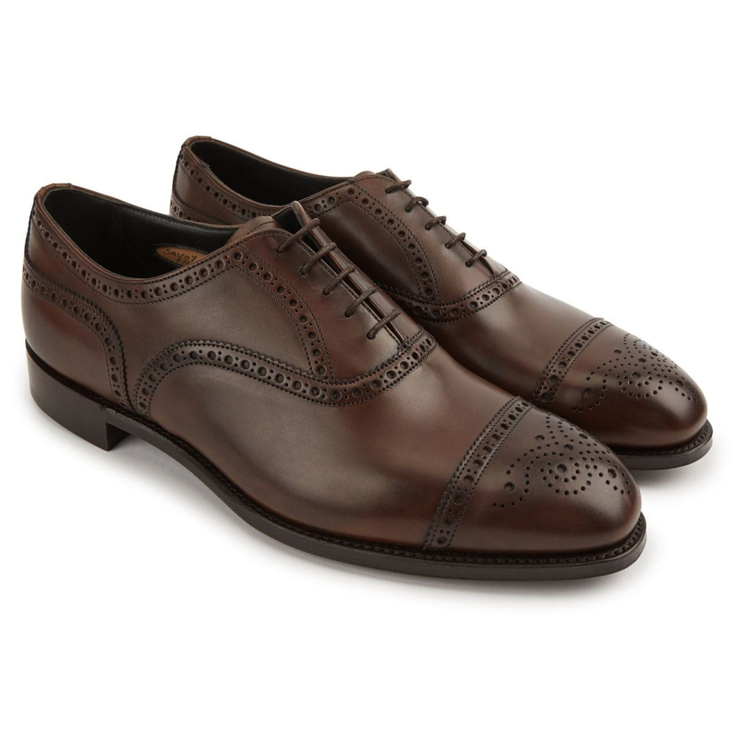 Savoy Brown Oxford Semi Brogue