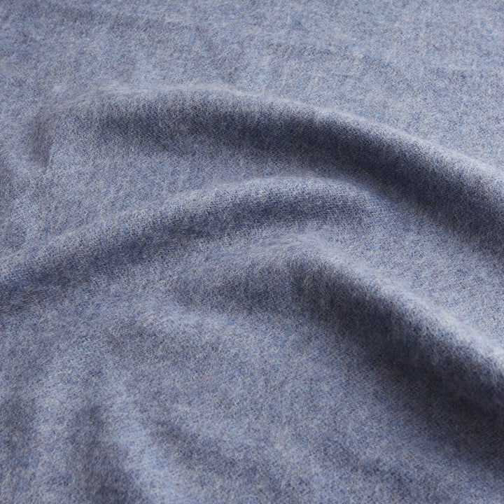 Arran Reversible Navy and Blue Cashmere Scarf