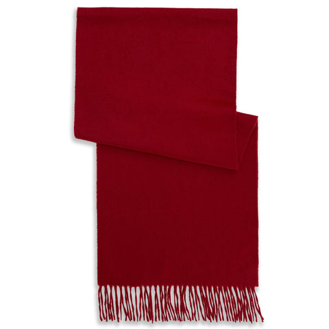 Red Plain Cashmere Scarf