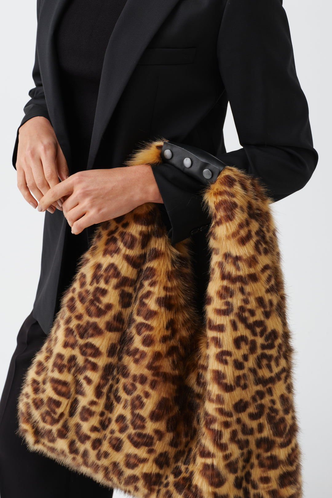 Leopard Triangle Bag