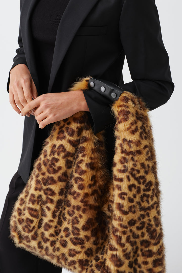 Leopard Triangle Bag