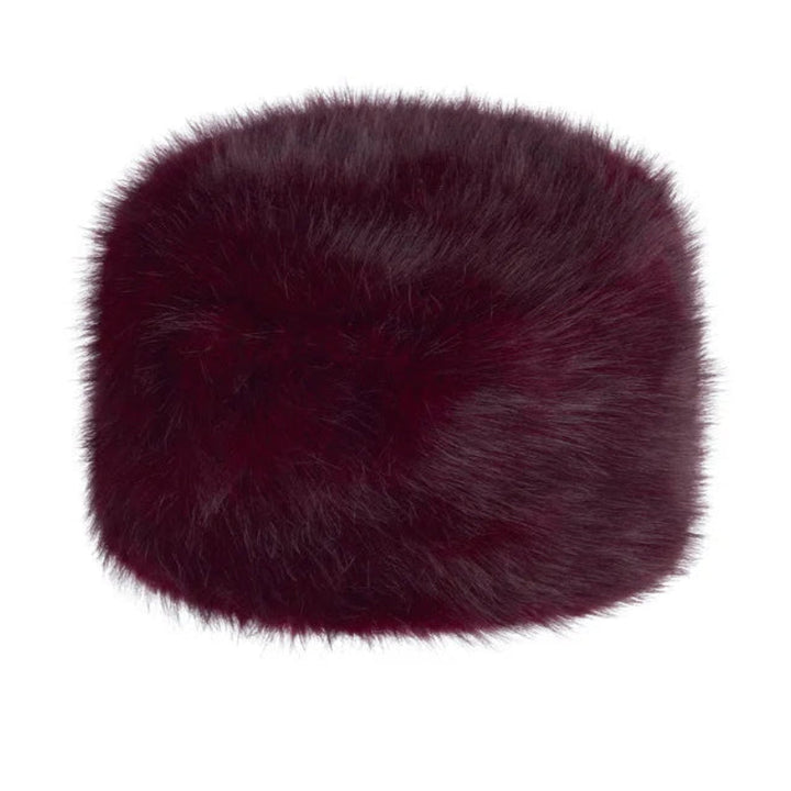 Wine Pillbox Hat