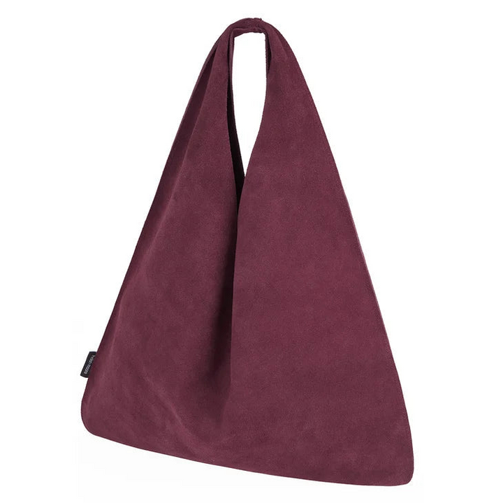Burgundy Suede Bag