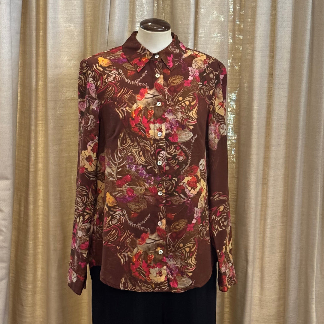 Concordia Thorny Vortex Silk Shirt