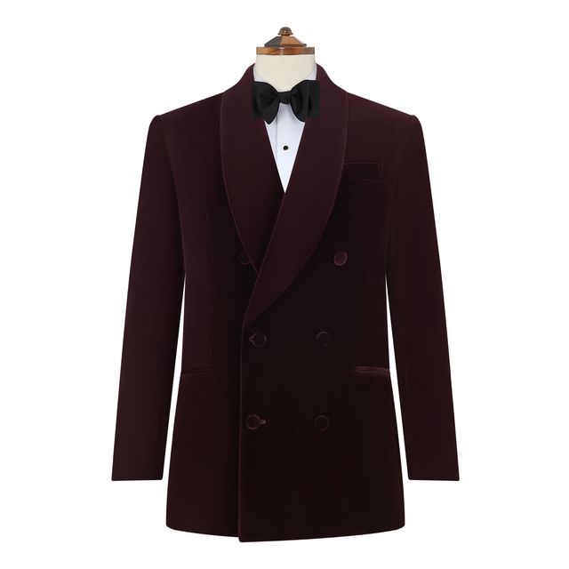 Davenant Aubergine Velvet Jacket