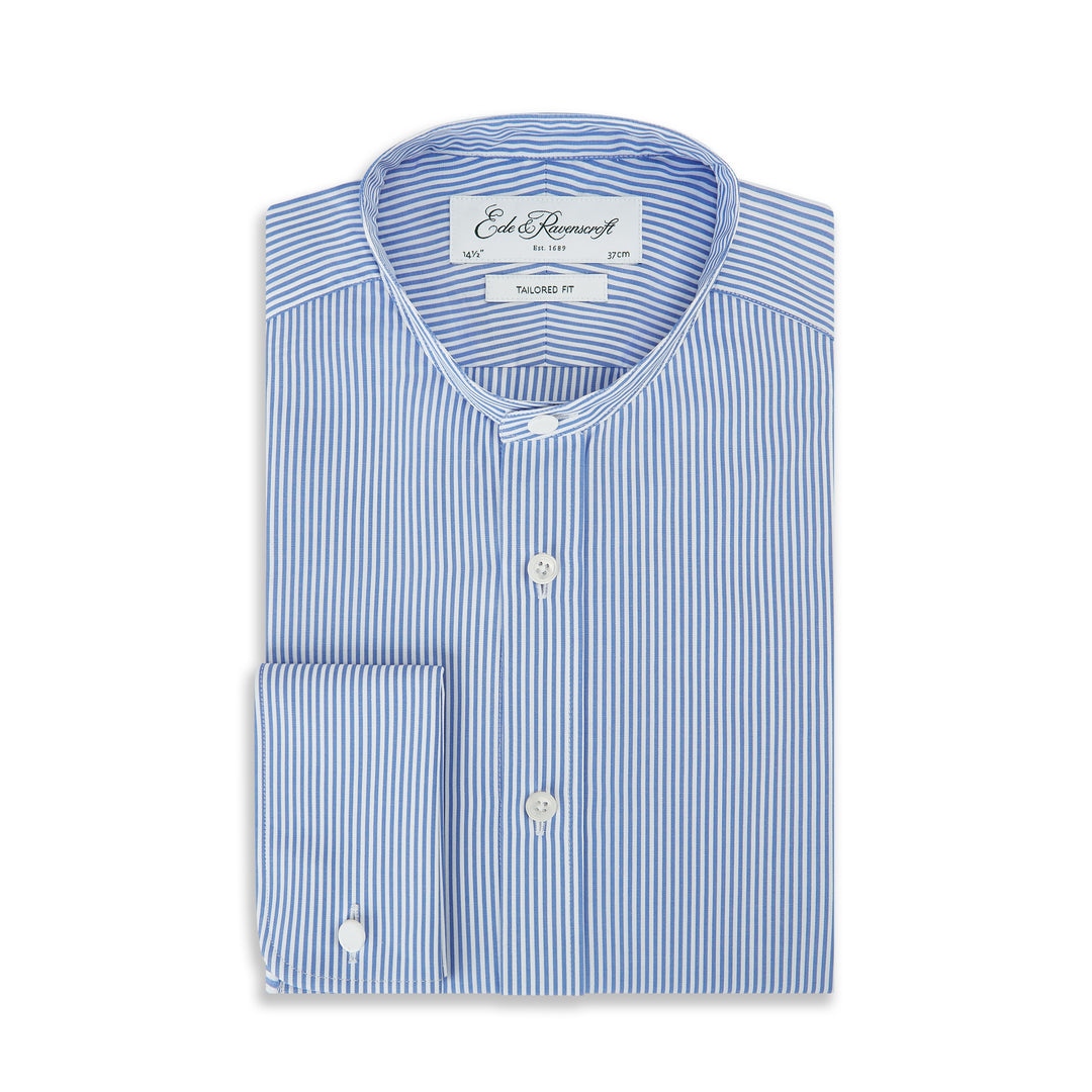 Asquith Stripe Blue White Shirt