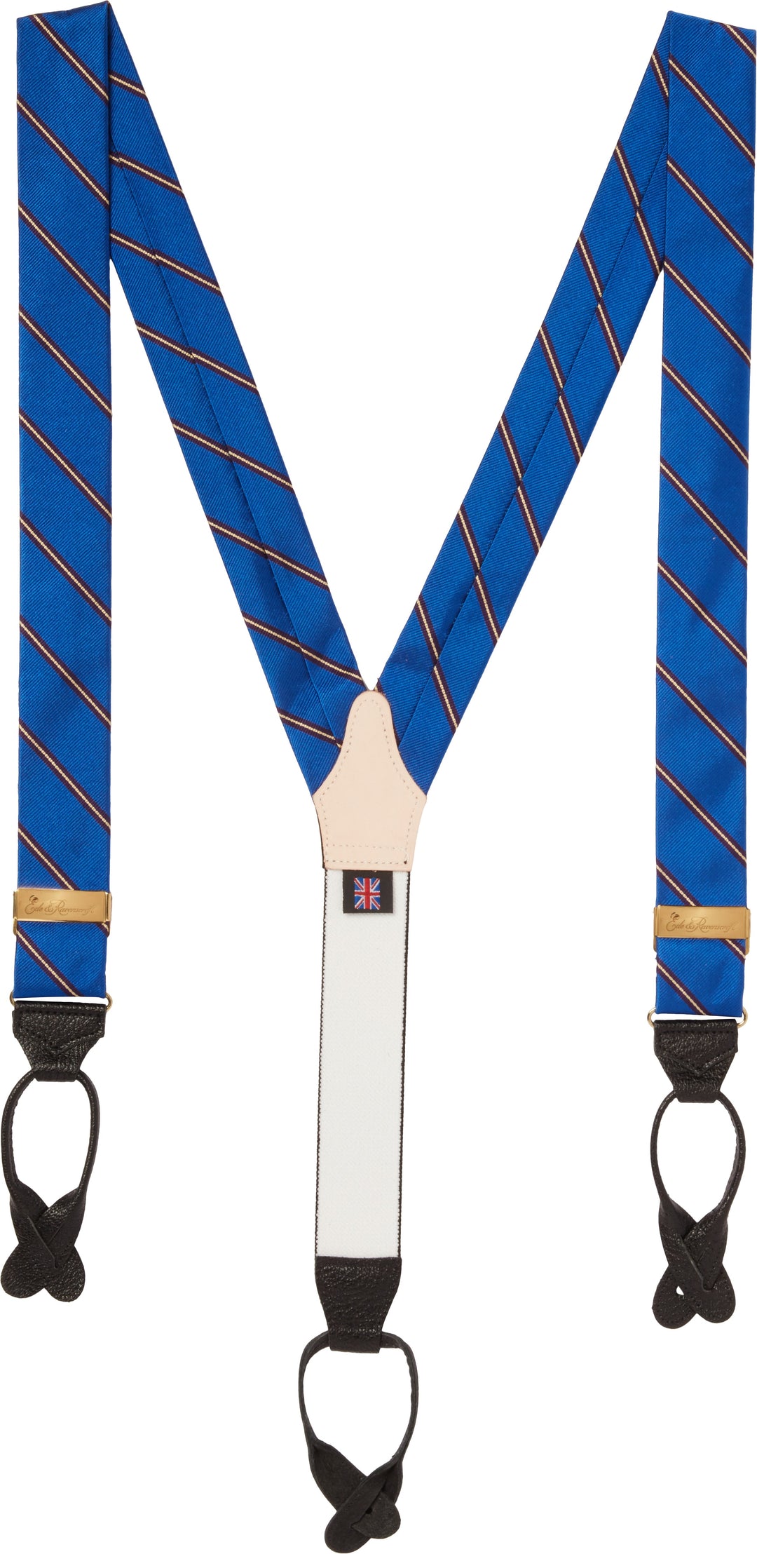 Lincoln's Inn Stripe Blue Silk Braces