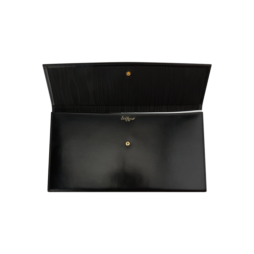 Black Leather Collarette Case