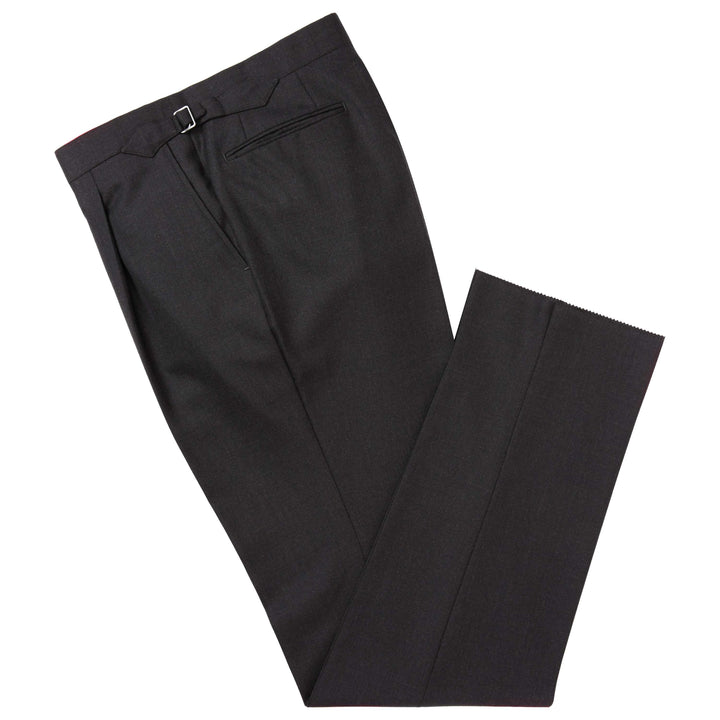 Tyler Charcoal Pick & Pick Trouser