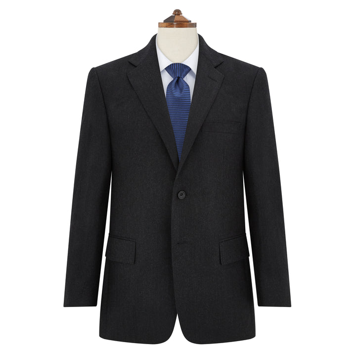 Richmond Charcoal Wide Herringbone Suit