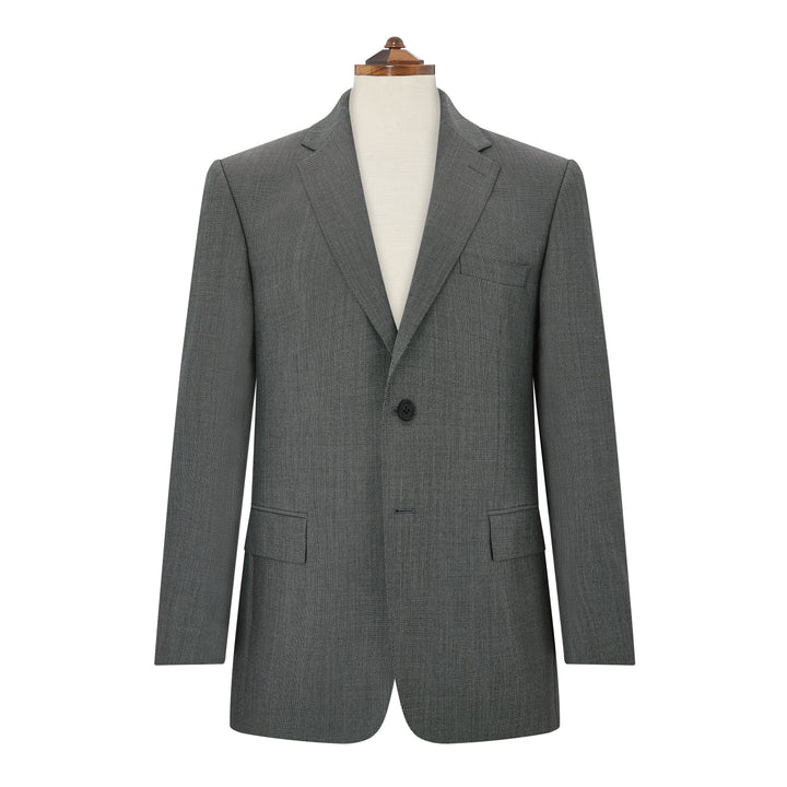 Richmond Black White Birdseye Suit