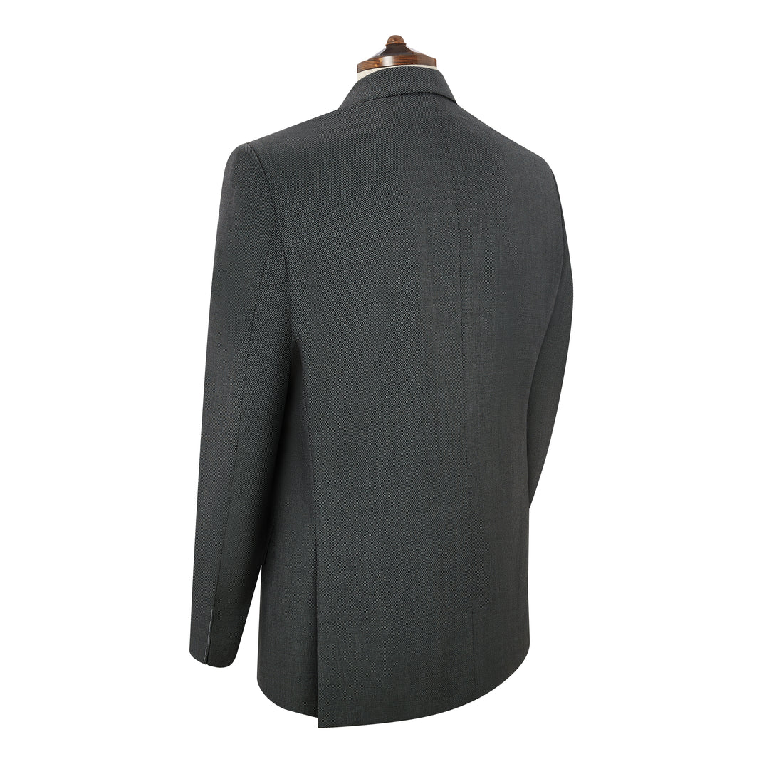 Grosvenor Charcoal Birdseye 150s Wool Suit