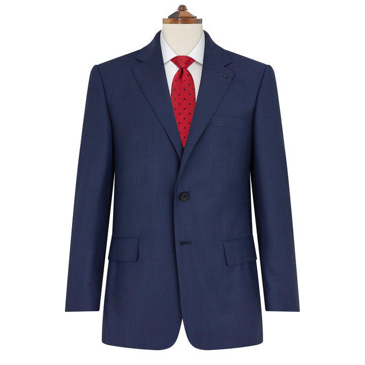 Grosvenor Light Navy Birdseye Super 150s Wool Suit