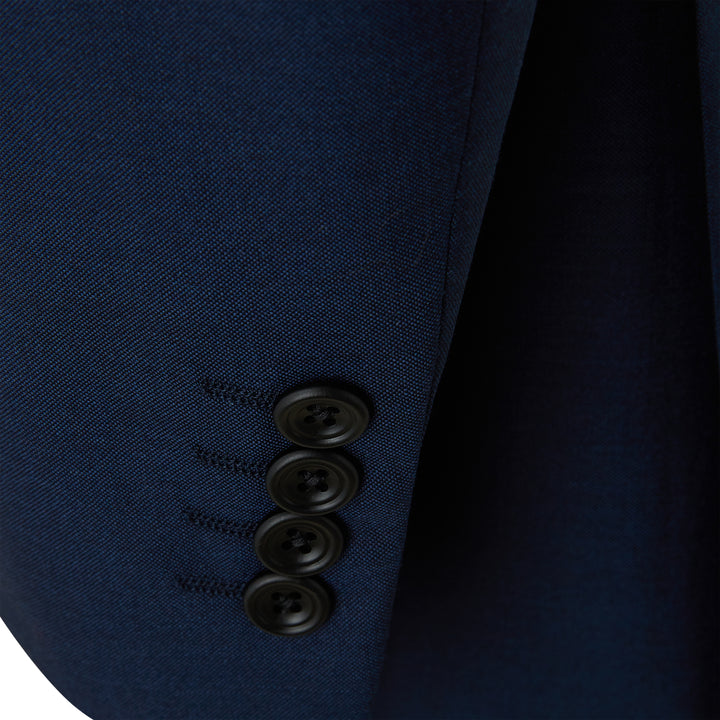 Richmond Dark Blue Plain Weave Suit