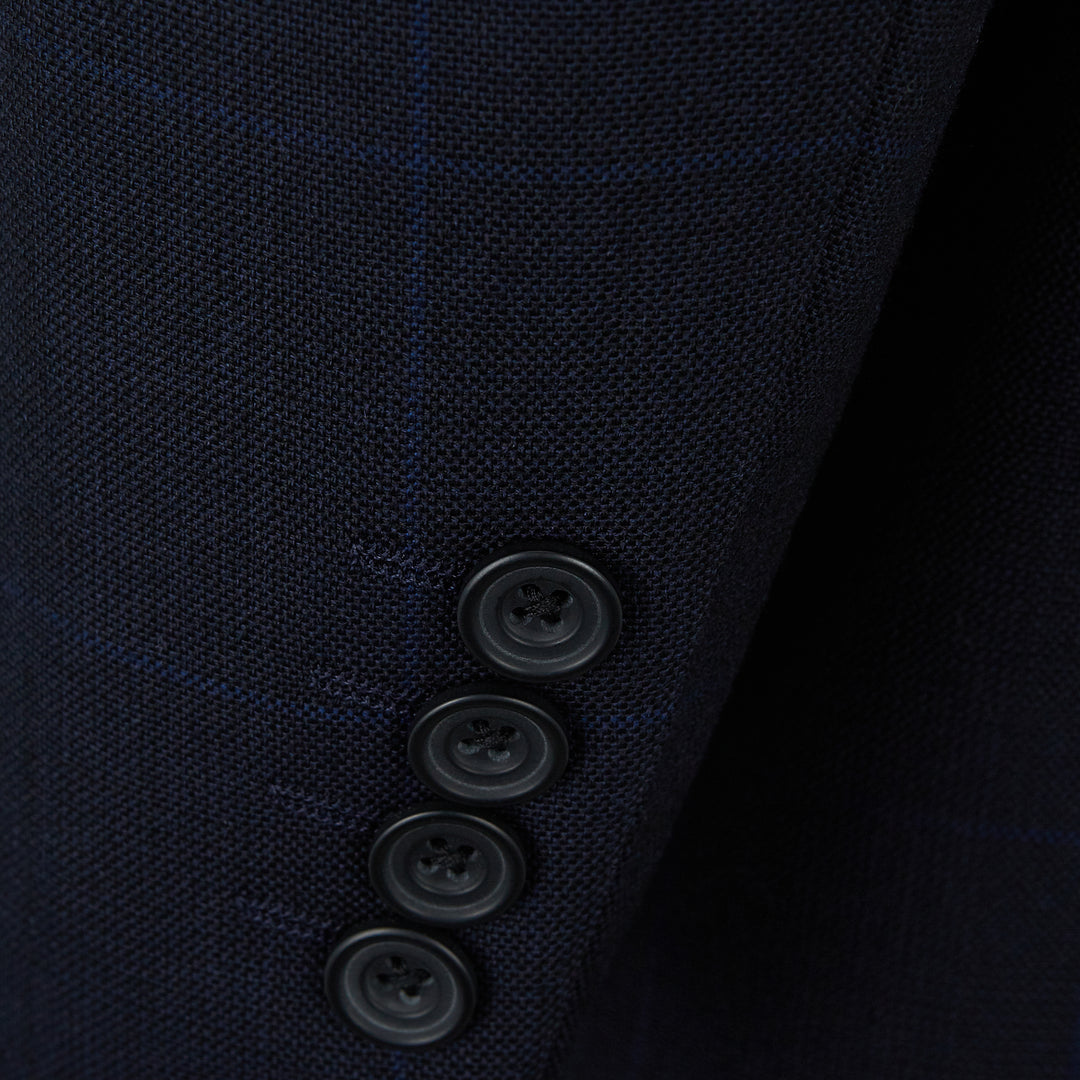 Cambridge Navy Check Suit