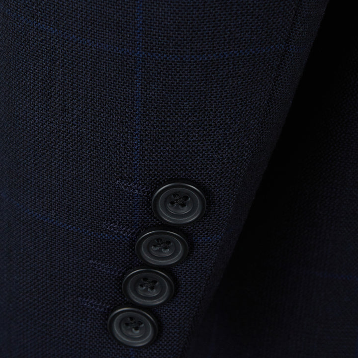 Cambridge Navy Check Suit