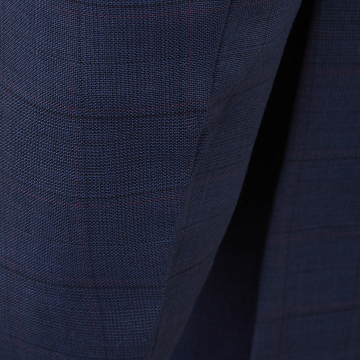Grosvenor Navy Check Suit