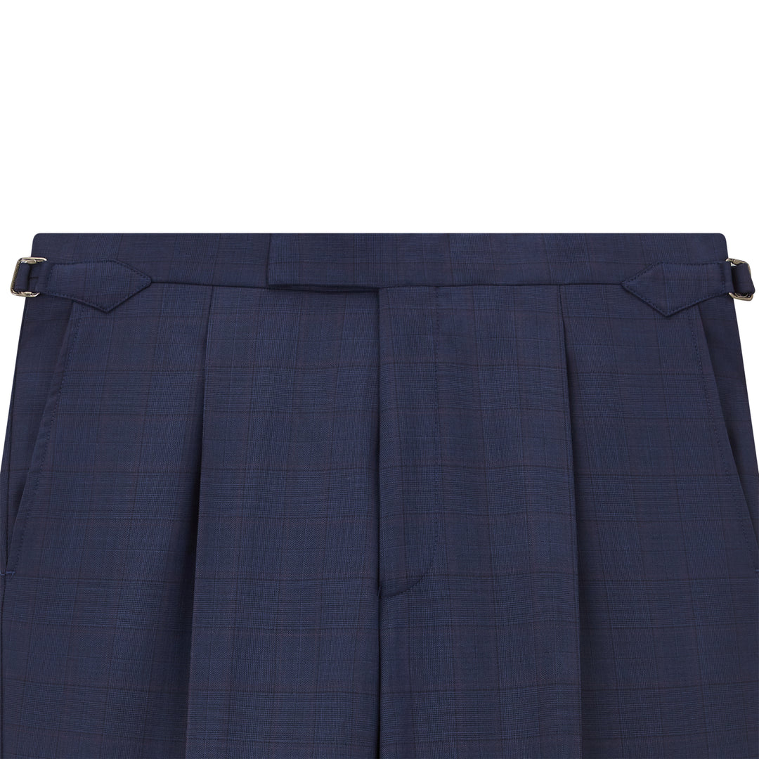 Grosvenor Navy Check Suit