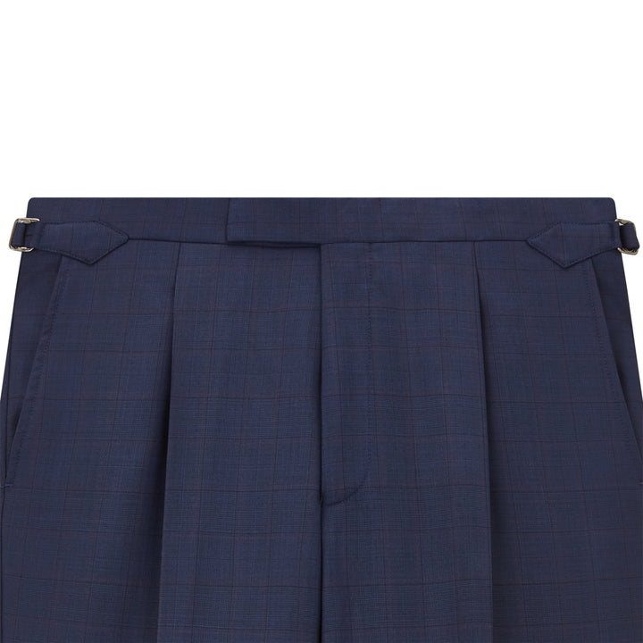 Grosvenor Navy Check Suit