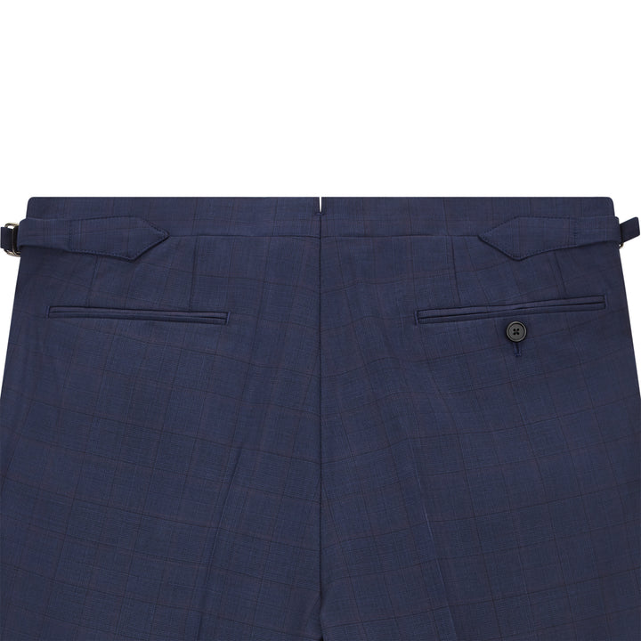 Grosvenor Navy Check Suit