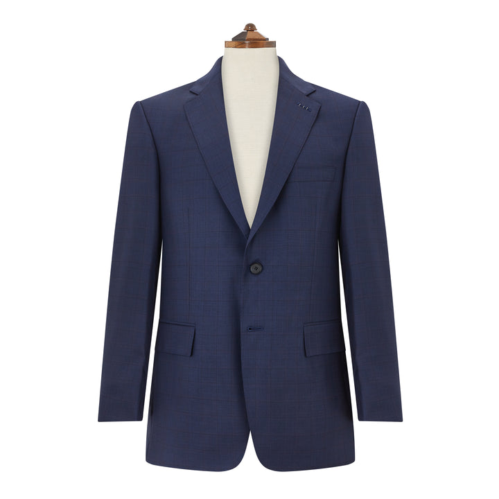 Grosvenor Navy Check Suit