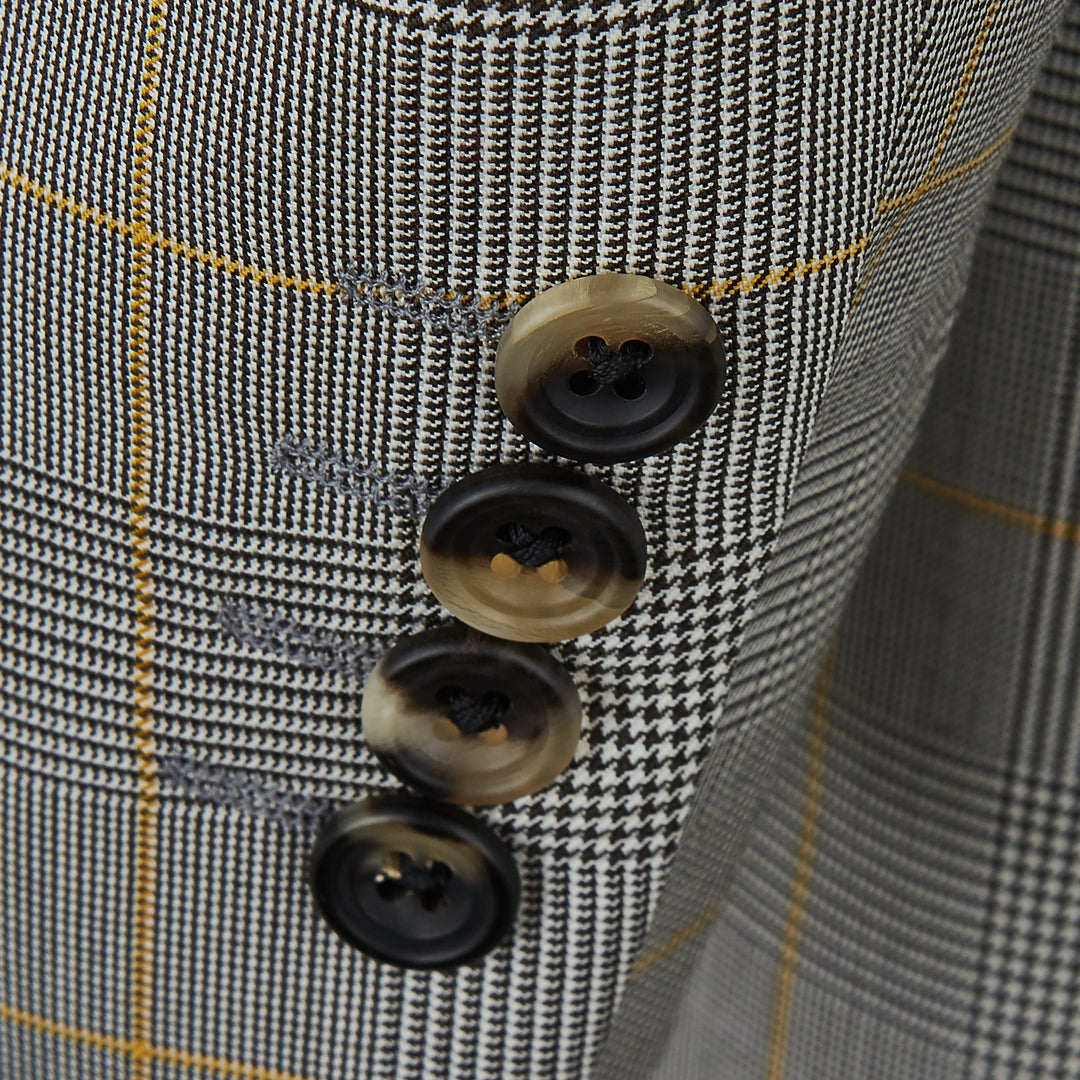 Farrington Black White Prince Of Wales Suit