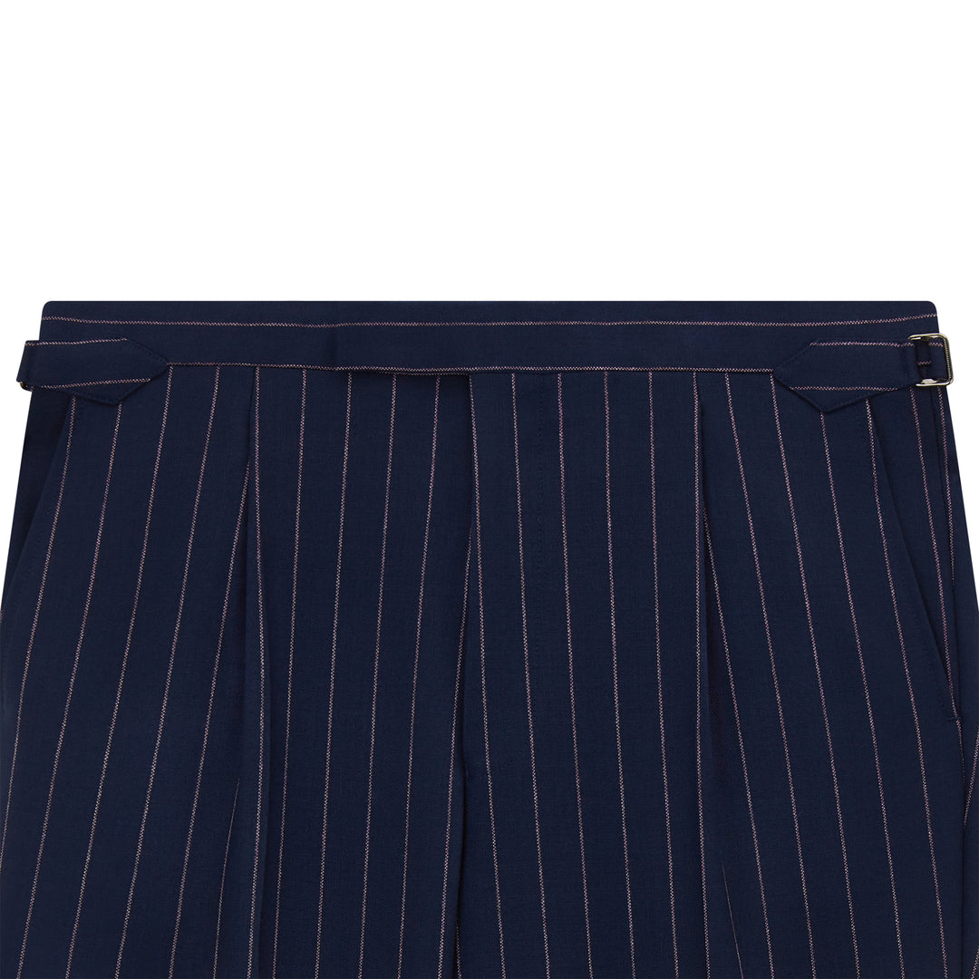 Cambridge Navy Pink Wide Stripe Suit