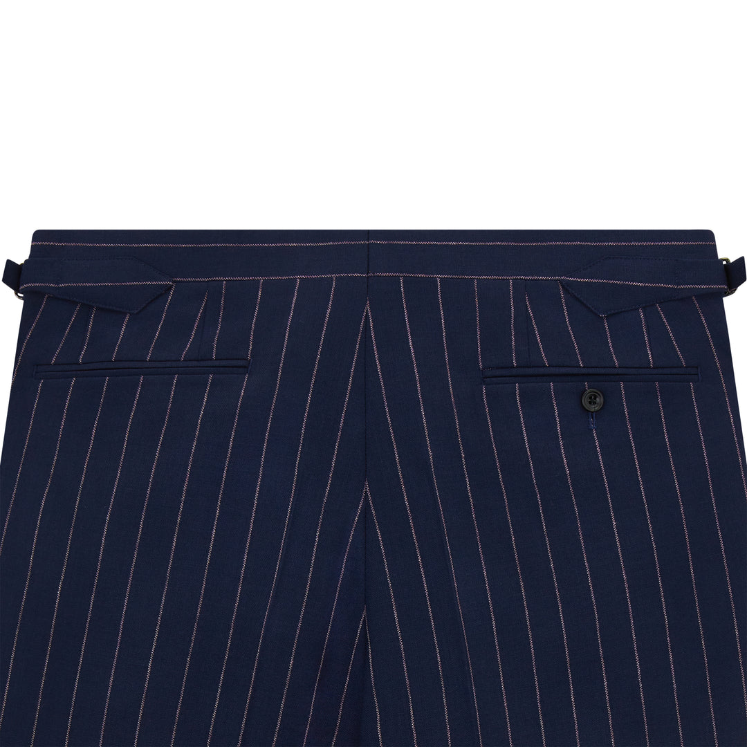 Cambridge Navy Pink Wide Stripe Suit