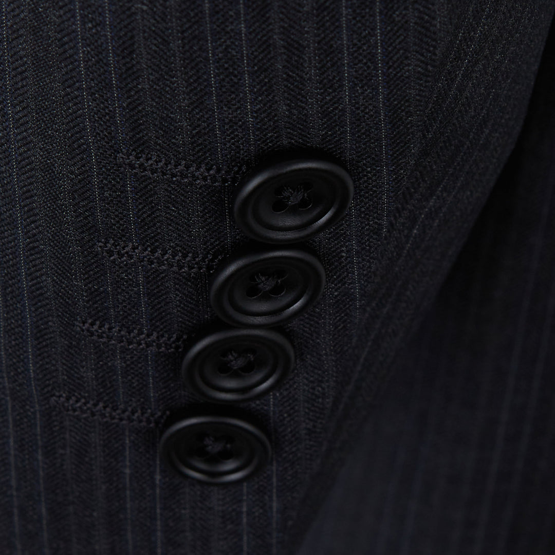 Cambridge Charcoal Fine Stripe Suit
