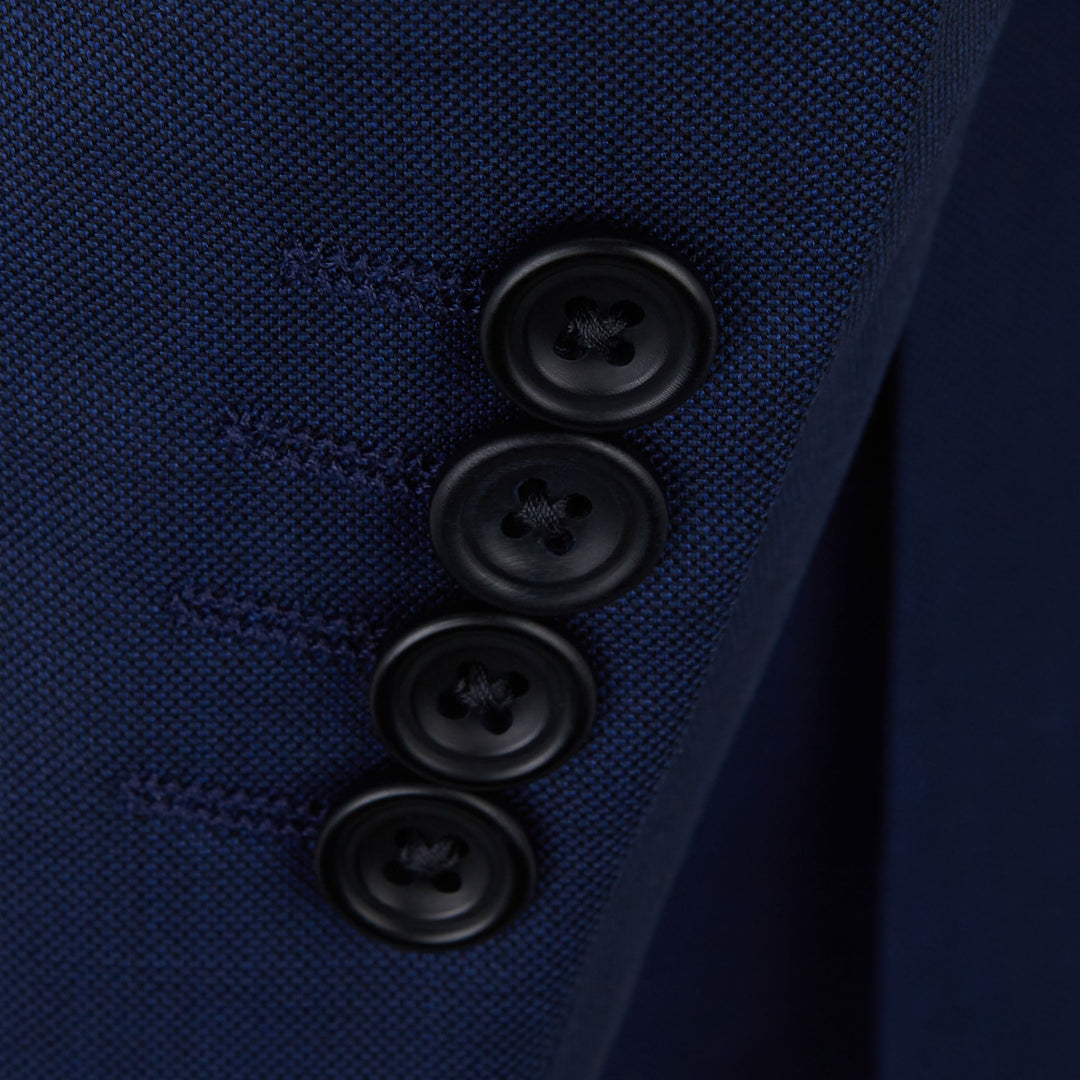 Barnes Navy Plain Weave Suit