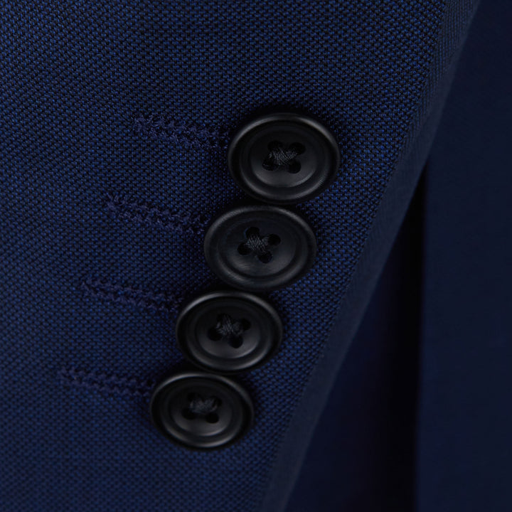 Barnes Navy Plain Weave Suit