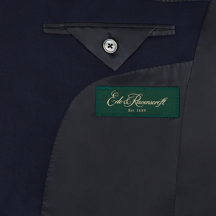 Bentley Navy Single Breasted Wool Blazer