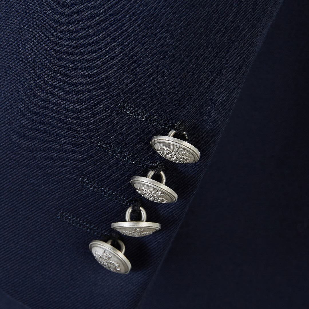 Belgrave Navy Double Breasted Wool Blazer