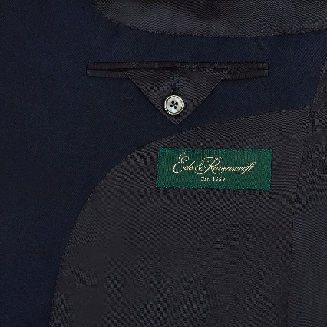 Belgrave Navy Double Breasted Wool Blazer