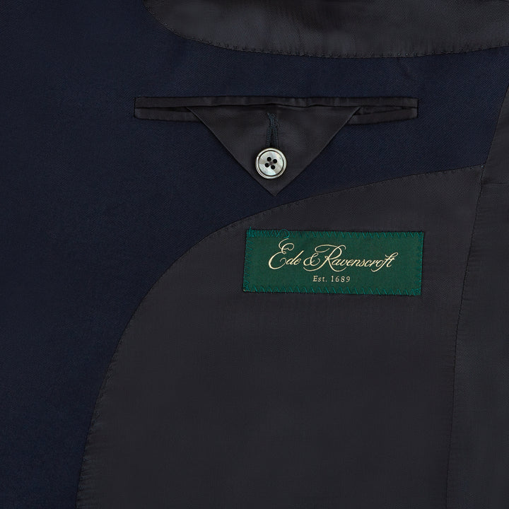 Belgrave Navy Double Breasted Wool Blazer