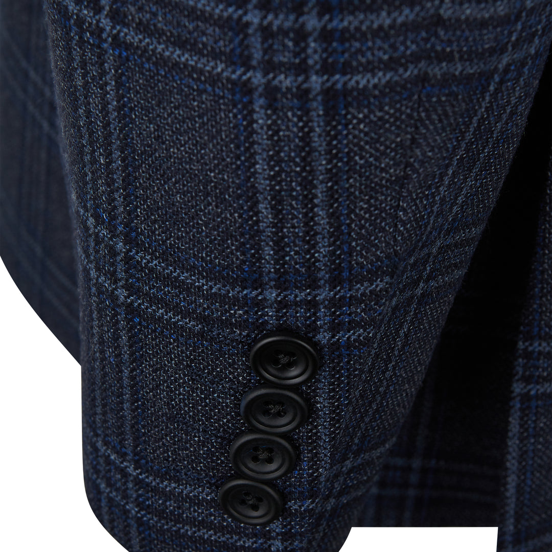 William Blue Linen Cotton Jacket