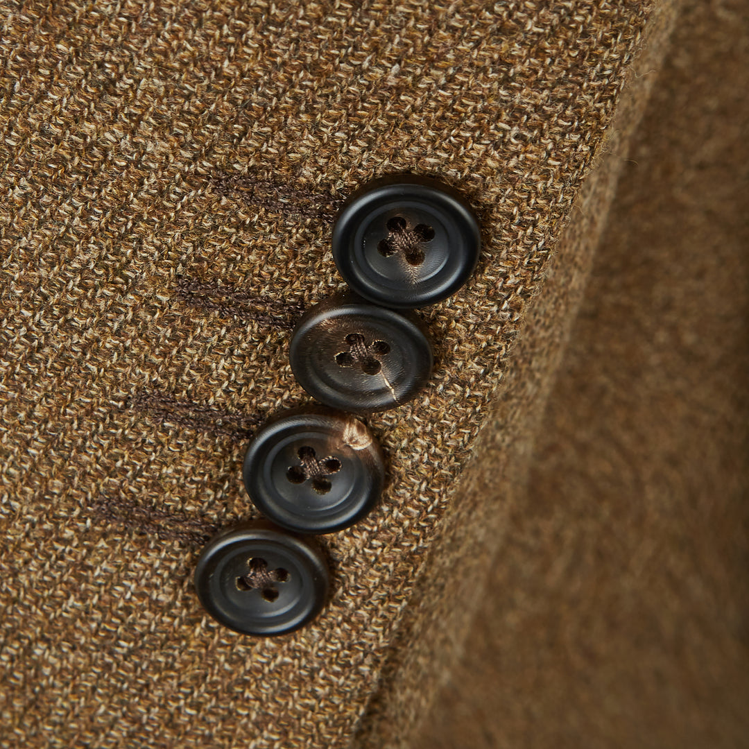William Biscuit Tweed Wool and Silk Jacket