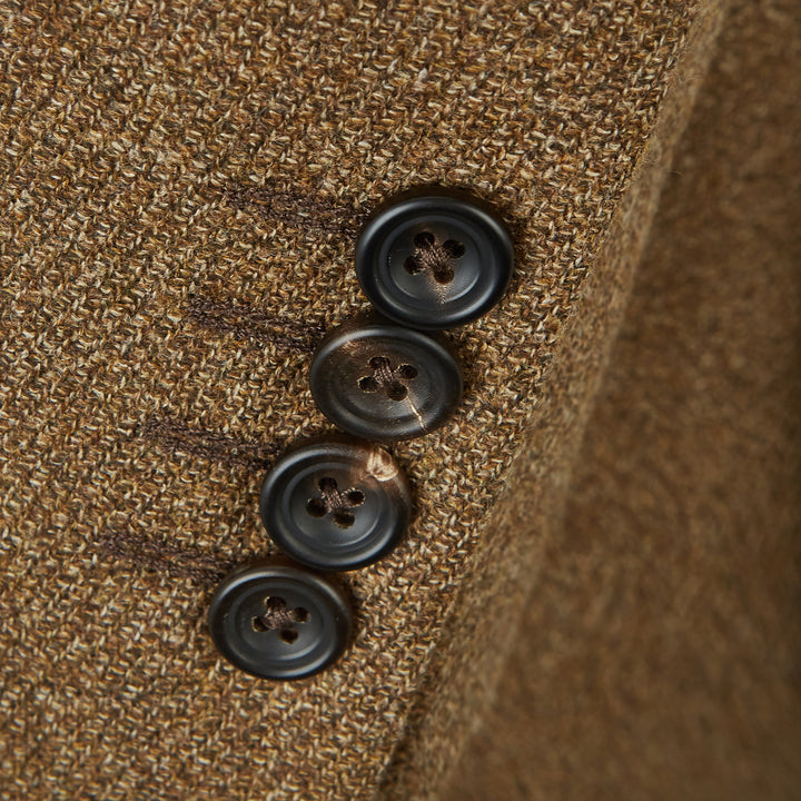 William Biscuit Tweed Wool and Silk Jacket