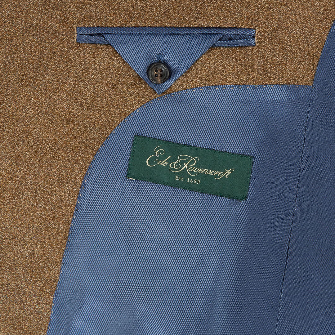 William Biscuit Tweed Wool and Silk Jacket