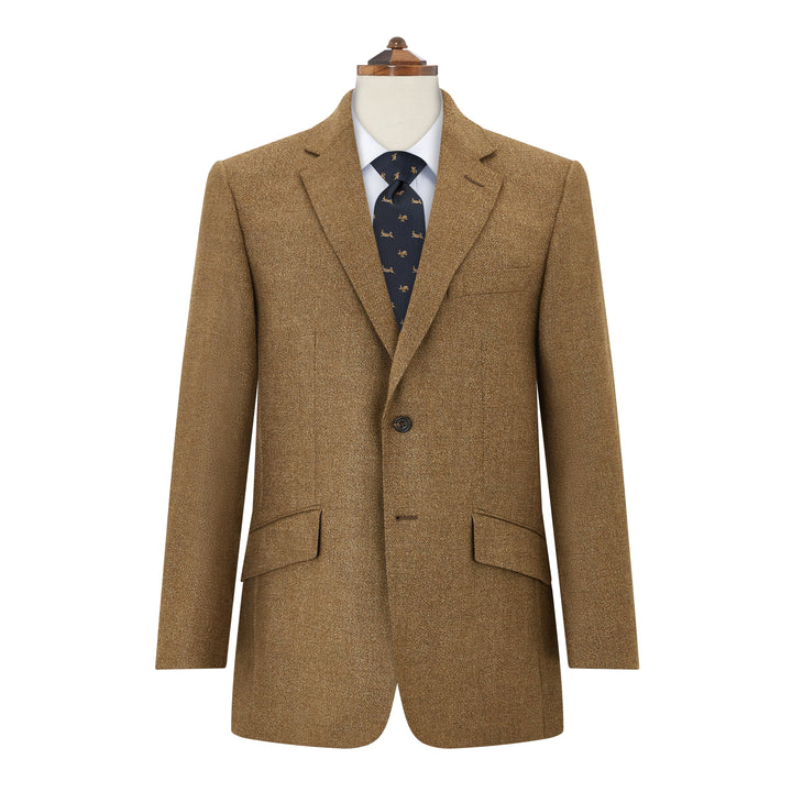 William Biscuit Tweed Wool and Silk Jacket