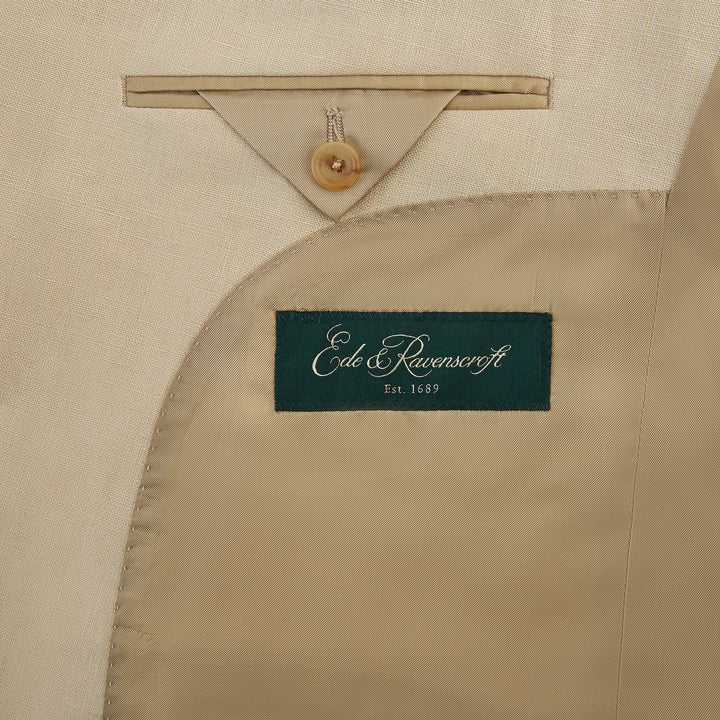 William Beige Linen Jacket