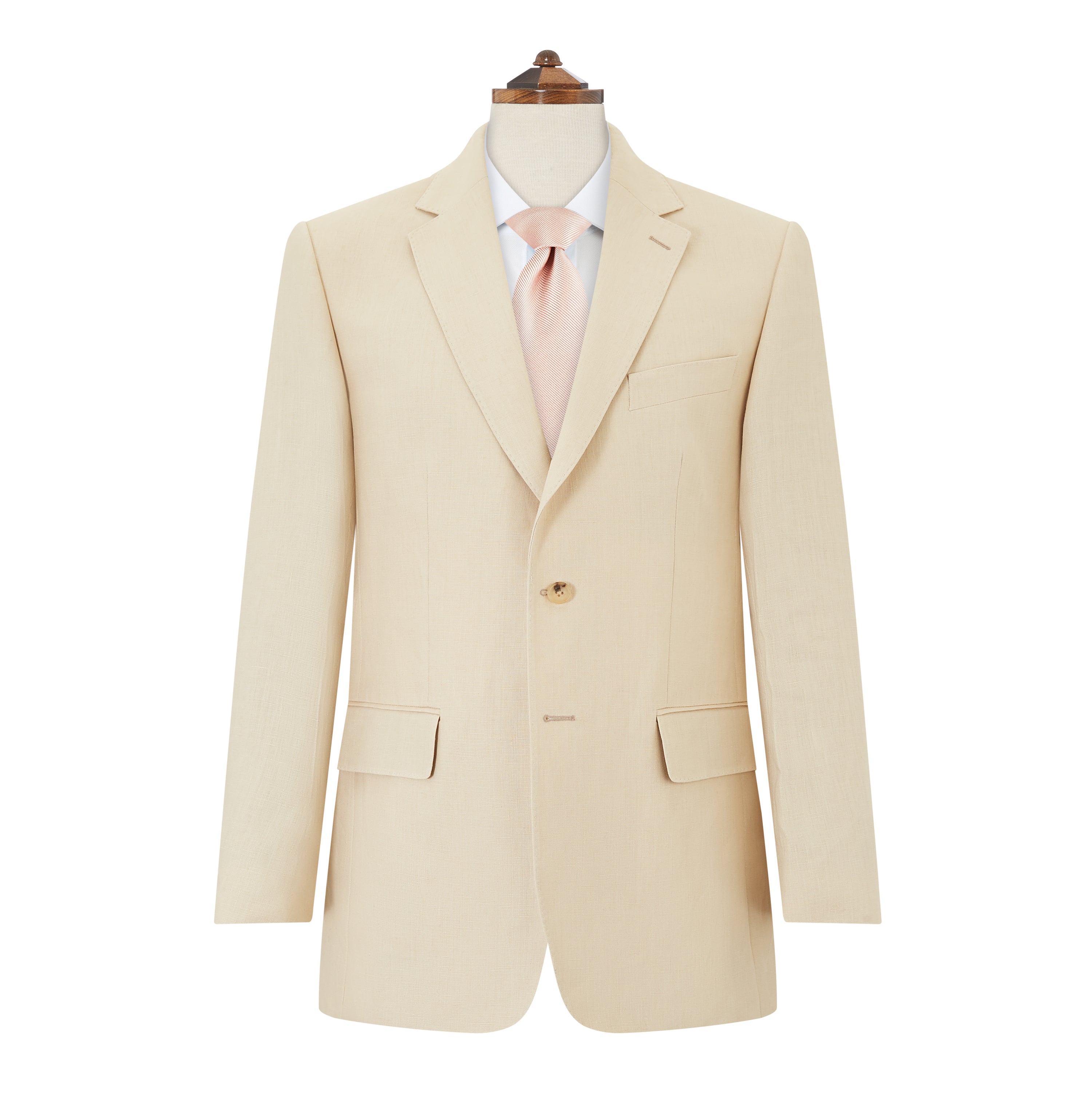 Ede & Ravenscroft | William Beige Irish Linen Jacket