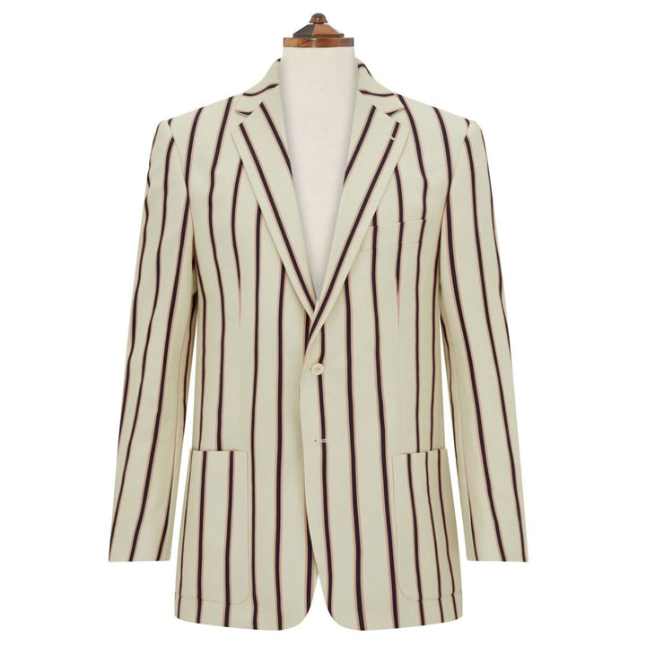 Edgar White and Pink Stripe Jacket