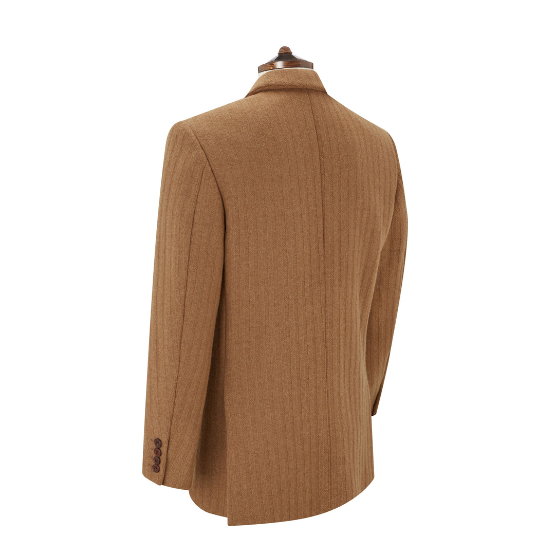 Edgar Beige Knitted Wool and Cashmere Jacket