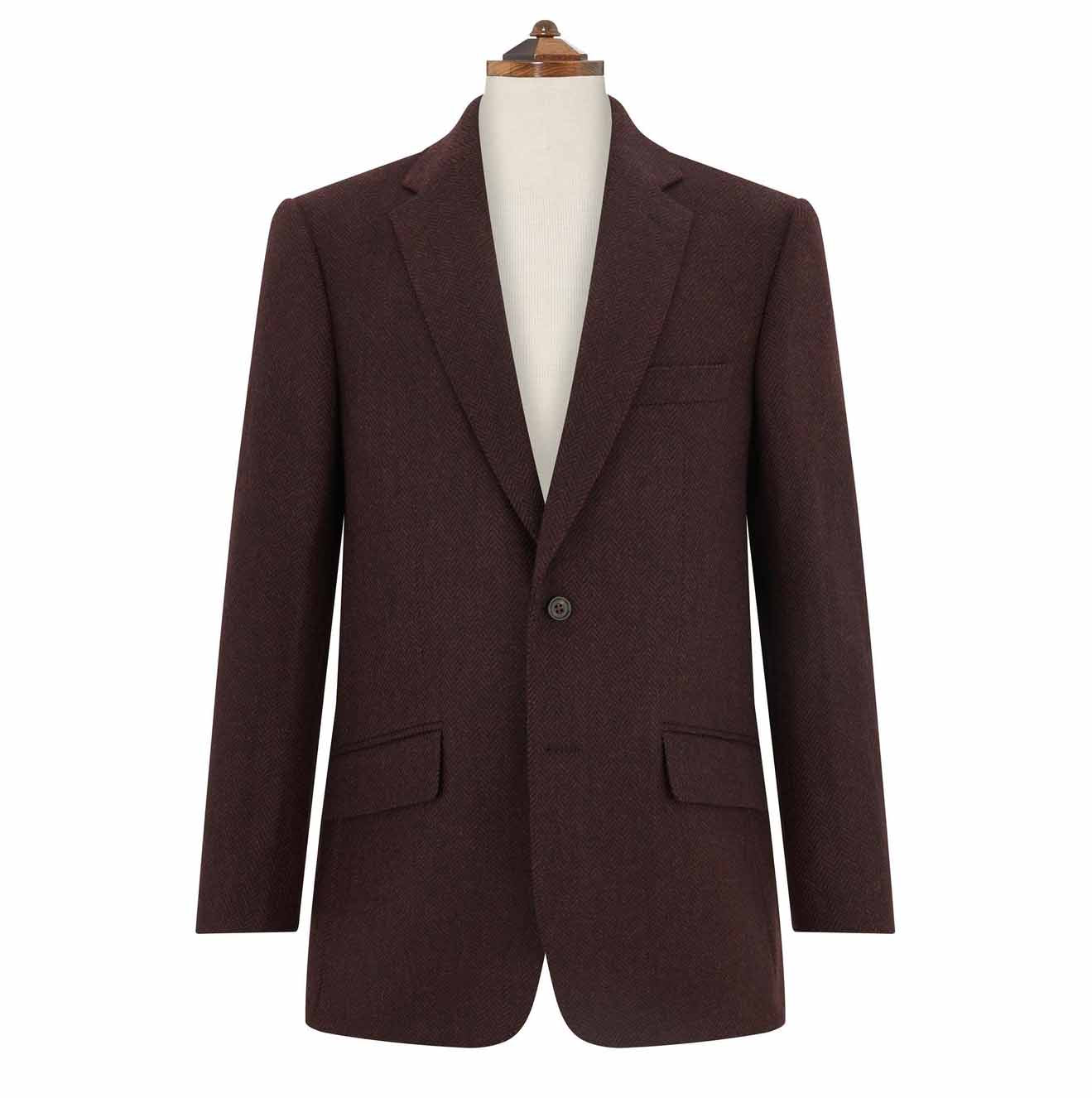 Burgundy single breasted formal coat store