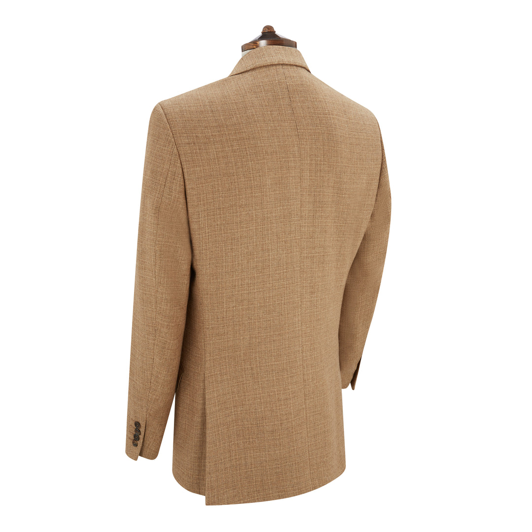 William Beige Hopsack Jacket