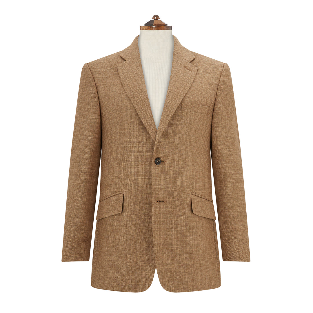 William Beige Hopsack Jacket